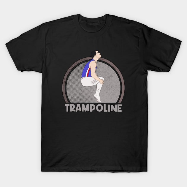 Trampoline Gymnastics T-Shirt by DiegoCarvalho